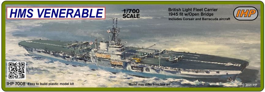 IHP 1/700 HMS Venerable 1945 Box Top Art